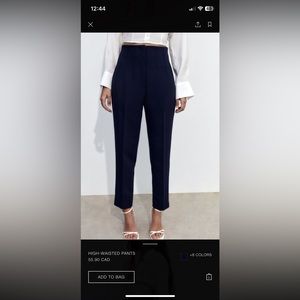 Zara High Waisted Pants